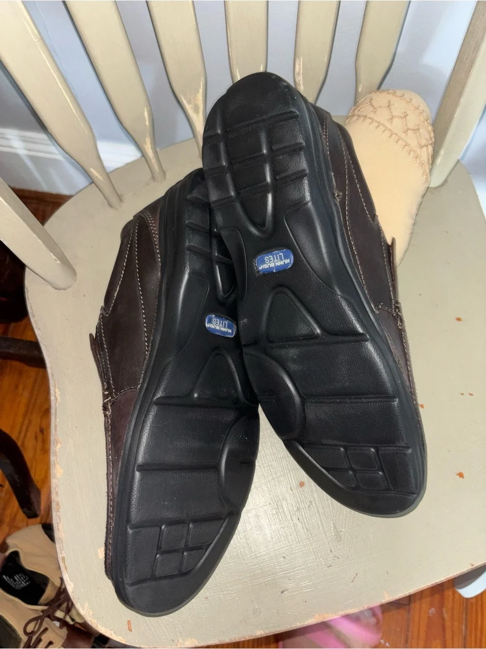Nunn Bush Brown 12 Slip-On Leather Loafers